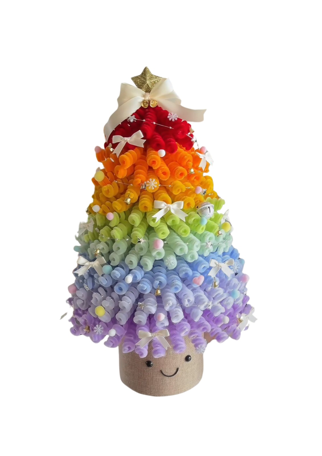 「扭棒繽紛彩燈聖誕樹」親子工作坊