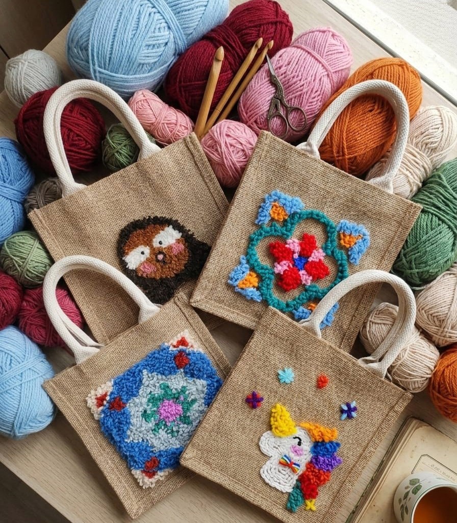 毛冷刺繡手提袋工作坊